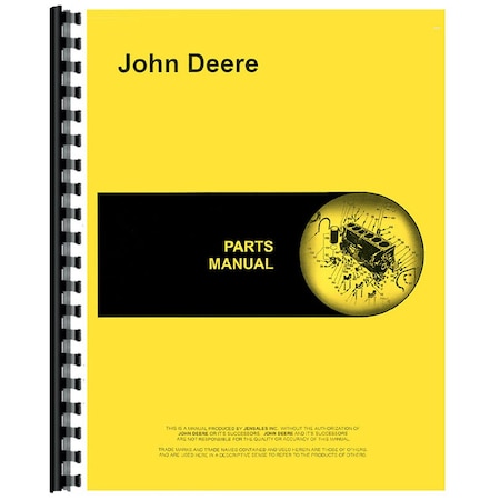 Aftermarket Parts Manual Fits John Deere 699 Cotton Picker RAP13122047